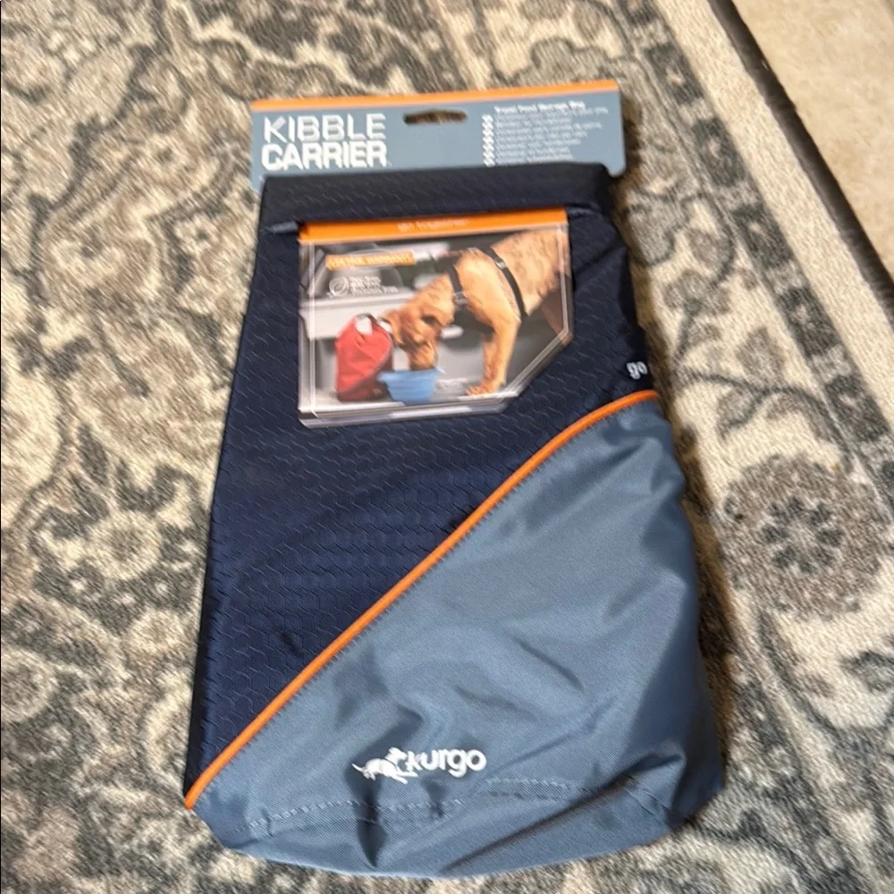 Kurgo Blue and Orange Pet Travel Set